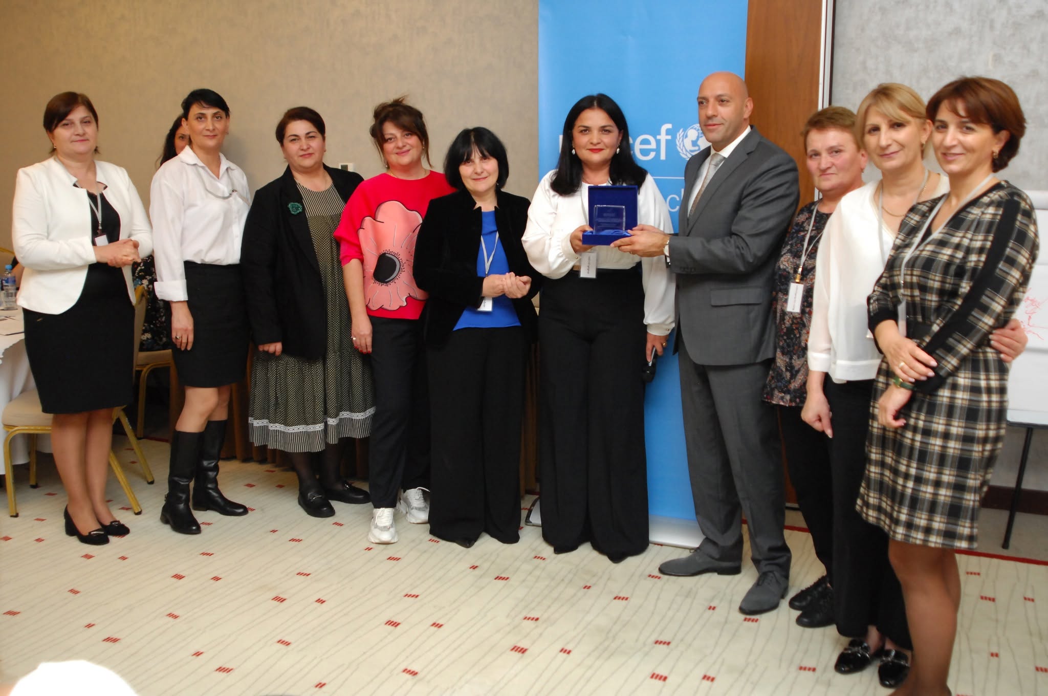საექთნო ასოციაცია „ნუმანეს“ UNICEF-ისგან მადლობის სიგელი გადაეცა